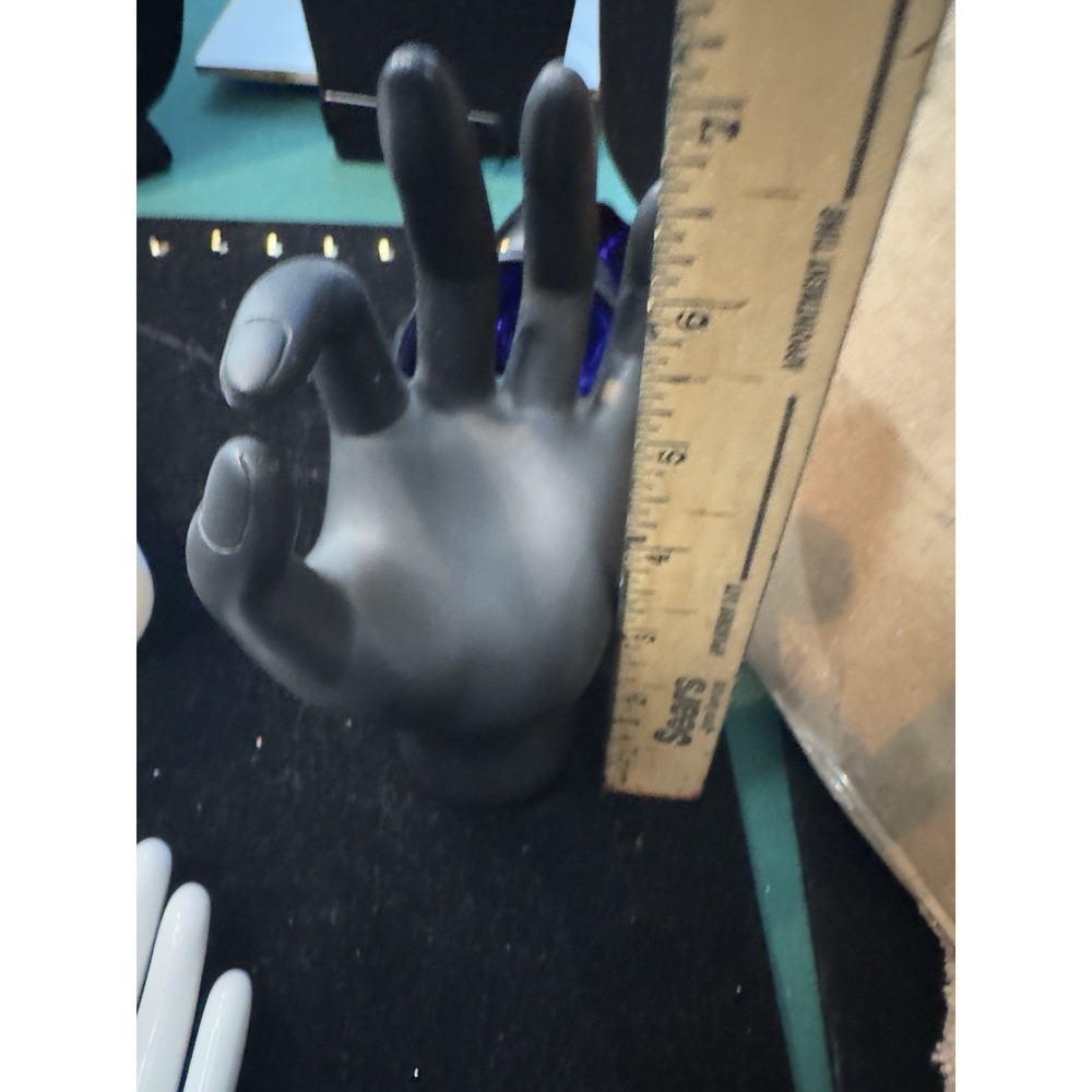 Jewelry Ring Display Hands Ceramic Porcelain Holder Lot Of 4 Mannequin - Picture 4 of 14